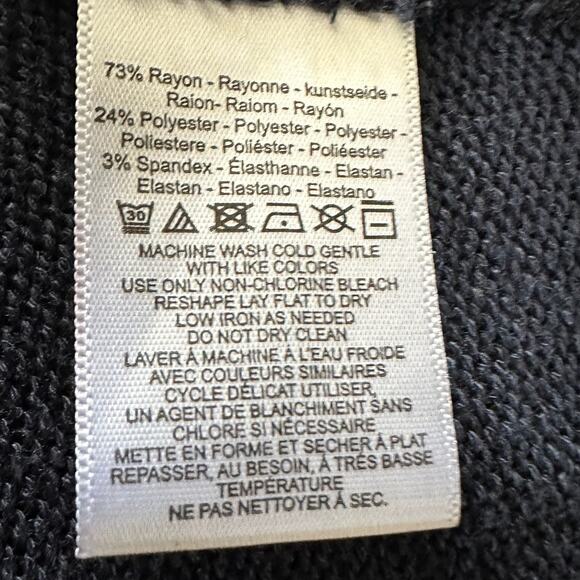 Free People We The Free Sheila Hacci Blue Long Sleeve Draped Front Flowy Top - Picture 6 of 9